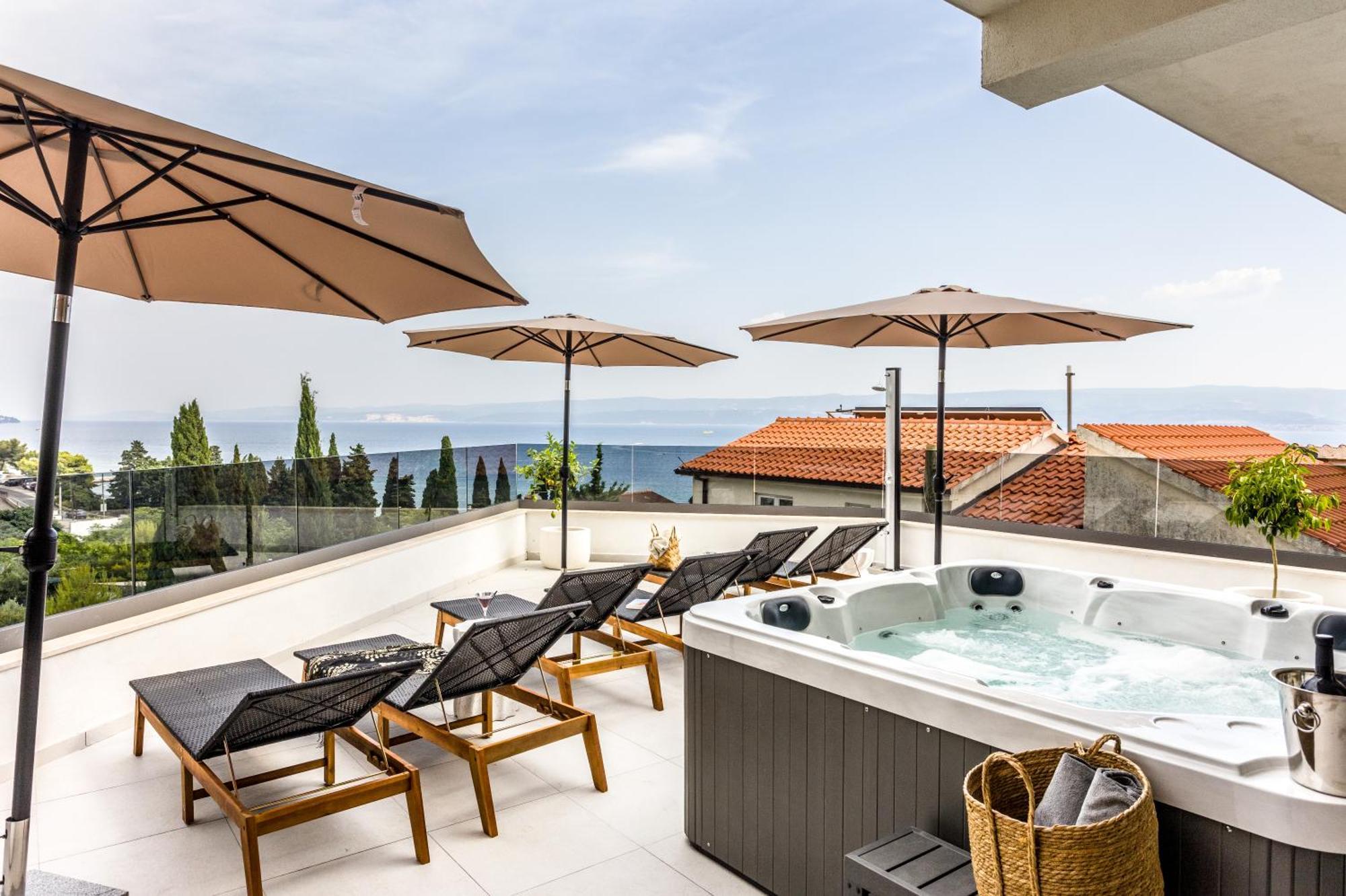 Appartement Luxury Penthouse Duće Extérieur photo